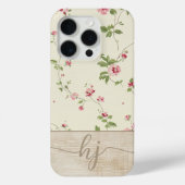 Niedliche Personalisierte Blumenzellenschrift Case-Mate iPhone Hülle (Rückseite)