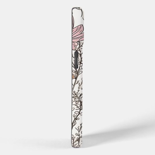 Niedliche Personalisierte Boho Floral-Wildblume Case-Mate iPhone Hülle (Rückseite / Rechts)