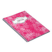 Niedliche personalisierte gewundene e-gehend notizblock (Rechte Seite)