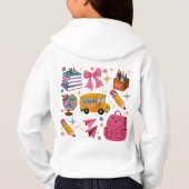 Niedliche Personalisierte Girl Hoodie (Rückseite)