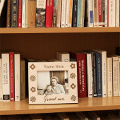 Niedliche Personalisierte Grandma-Blütengrabrahmen Geätzte Rahmen