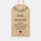 Niedliche Personalisierte Handarbeit mit Imitaten  Geschenkanhänger (Rückseite)