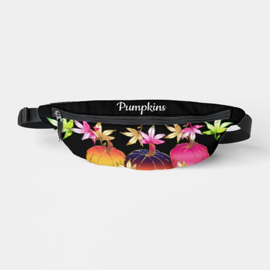 Niedliche Personalisierte Herbstpumpen Bauchtasche (Vorderseite)