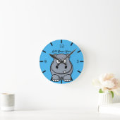 Niedliche Personalisierte Hippie Runde Wanduhr (Zuhause)