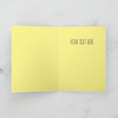 Niedliche Personalisierte, individuell anpassbare  Karte (Innenseite)