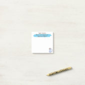 Niedliche Personalisierte Katzen Liebhaber Memo Pa Post-it Klebezettel (Auf Schreibtisch)