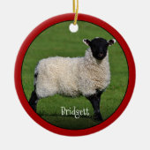 Niedliche Personalisierte Keramik Ornament (Vorne)
