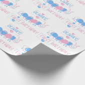 Niedliche Personalisierte Kinder Doodle-Wurm Zeich Geschenkpapier (Ecke)