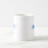 Niedliche Personalisierte Kinder Doodle-Wurm Zeich Kaffeetasse (Mittel)