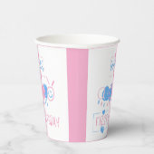 Niedliche Personalisierte Kinder Doodle-Wurm Zeich Pappbecher (Rechts)