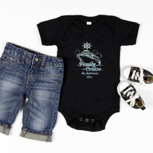 Niedliche Personalisierte Kreuzfahrtschifffahrt T-Shirt