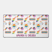 Niedliche Personalisierte LGBTQ+-Schreibtischmatte Schreibtischunterlage (Vorderseite)