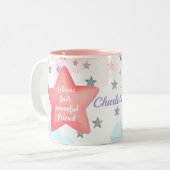Niedliche Personalisierte Libra Zodiac Signa Tasse (Vorderseite Links)