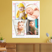 Niedliche personalisierte Liebe Vorlage Foto Herz Leinwanddruck (Insitu (Wohnzimmer))