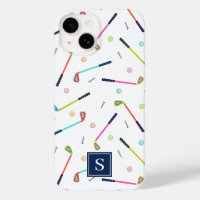 Niedliche Personalisierte Mongram Golf Patterns