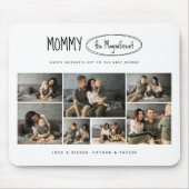 Niedliche Personalisierte Mütter Tag Familie Foto Mousepad (Vorne)