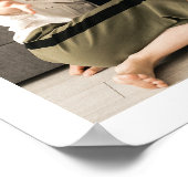 Niedliche Personalisierte Mütter Tag Familie Foto Poster (Ecke)