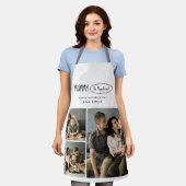 Niedliche Personalisierte Mütter Tag Familie Foto Schürze (Getragen)