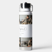 Niedliche Personalisierte Mütter Tag Familie Foto Trinkflasche (Hinten)