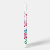 Niedliche Personalisierte Pfauenflora Case-Mate iPhone Hülle (Rückseite / Links)