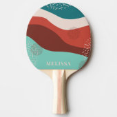 Niedliche Personalisierte Retro Tischtennis Schläger (Vorderseite)