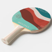 Niedliche Personalisierte Retro Tischtennis Schläger (Vorderseite)