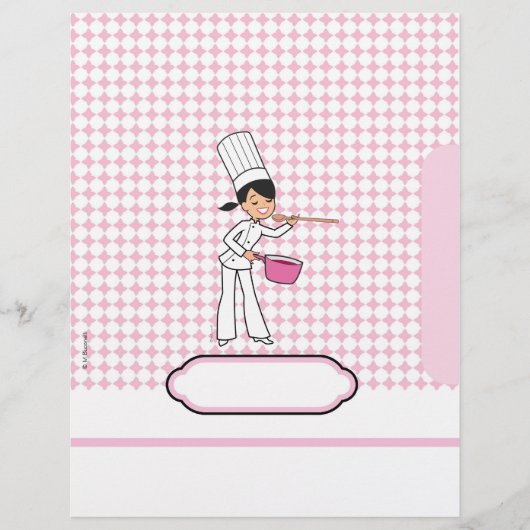 Niedliche Personalisierte Rezept-Seiten (Vorderseite)