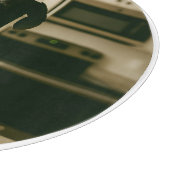 Niedliche Personalisierte Runde Schneidebrett (Ecke)