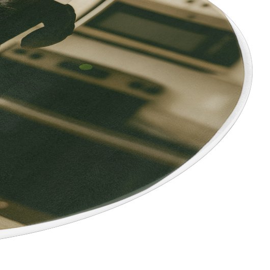 Niedliche Personalisierte Runde Schneidebrett (Ecke)