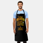 Niedliche Personalisierte Schürze, Barista Coffee  Schürze (Getragen)