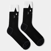 Niedliche Personalisierte Socken der Katzenkatze (Rechts)