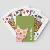 Niedliche Personalisierte Spielkarten (Rückseite)