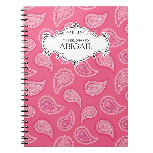 Niedliche Personalisierte Spiral-Bound-Notebooks Notizblock (Vorderseite)