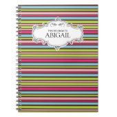 Niedliche Personalisierte Spiral-Bound-Notebooks Notizblock (Vorderseite)