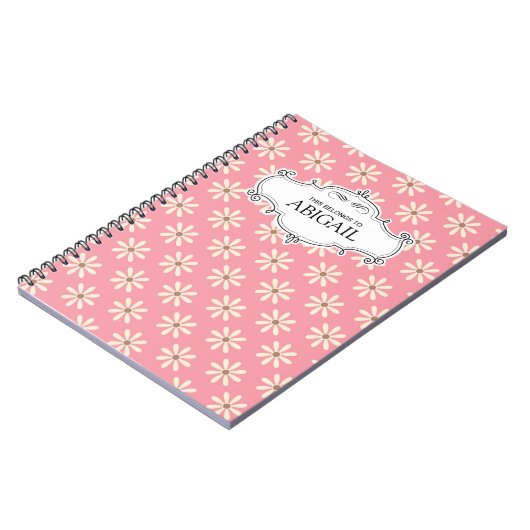 Niedliche Personalisierte Spiral-Bound-Notebooks Notizblock (Linke Seite)