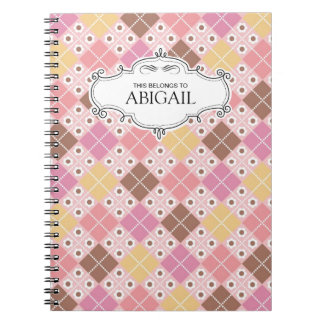 Niedliche Personalisierte Spiral-Bound-Notebooks Notizblock