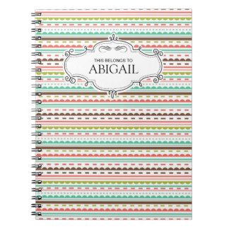 Niedliche Personalisierte Spiral-Bound-Notebooks Notizblock