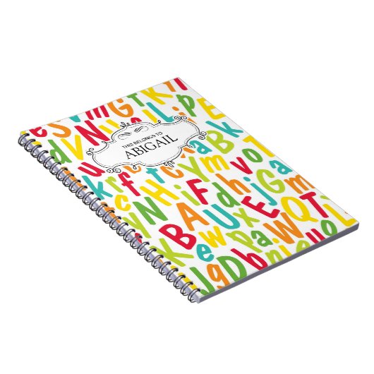 Niedliche Personalisierte Spiral-Bound-Notebooks Notizblock (Rechte Seite)