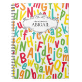 Niedliche Personalisierte Spiral-Bound-Notebooks Notizblock (Vorderseite)