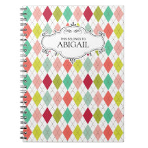 Niedliche Personalisierte Spiral-Bound-Notebooks