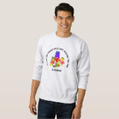 NIEDLICHE PERSONALISIERTE TOADS AUF TOADSTOOLS SWEATSHIRT (Vorne ganz)