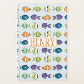 Niedliche Personalisierte tropische Fische Planer (Vorderseite)