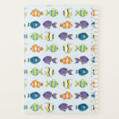 Niedliche Personalisierte tropische Fische Planer (Rückseite)