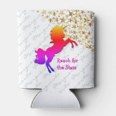 Niedliche Personalisierte UNICORD-Sterne Dosenkühler (Rückseite)