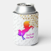 Niedliche Personalisierte UNICORD-Sterne Dosenkühler (Kanne Rückseite)