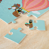 Niedliche personalisierte Vogel-Illustration für Puzzle (Seite)