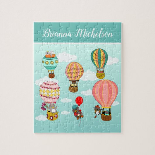 Niedliche personalisierte Vogel-Illustration für Puzzle (Vertikal)