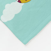 Niedliche Personalisierte Vogeldarstellung für Kin Fleecedecke (Ecke)