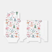 Niedliche Personalisierte Wasserfarbe Frohe Weihna Geschenkschachtel (Ungefaltet)