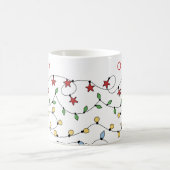 Niedliche Personalisierte Weihnachtslieder Kaffeetasse (Mittel)